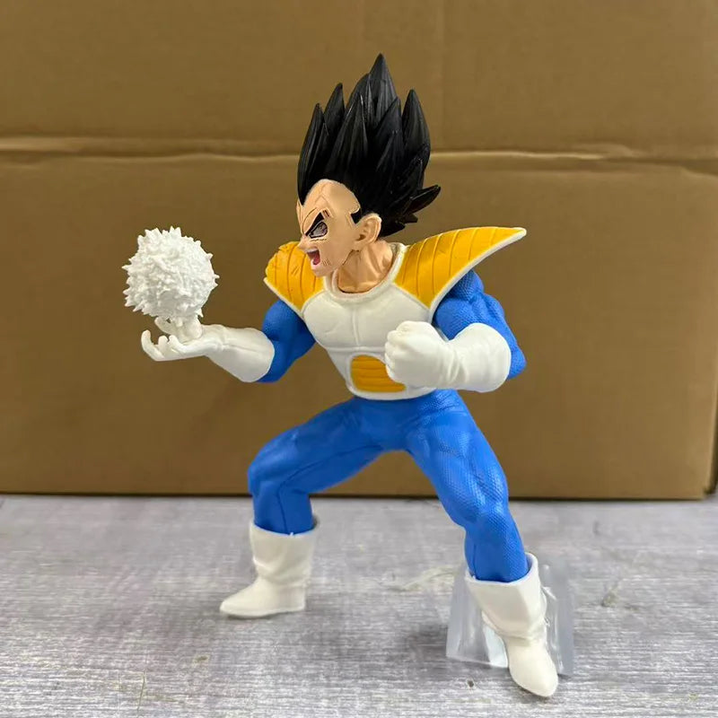 17CM Anime Dragon Ball Z Vegeta Figure Vegeta Statue with Artificial Moon PVC Action Figures Collection Model Toys Gifts