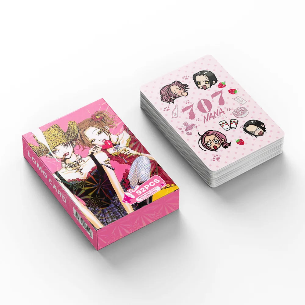 92 Anime Mini Cards NANA High-Definition Color Printed Photo Cards Nana Stickers ACG LOMO Cards Greeting Card Gifts
