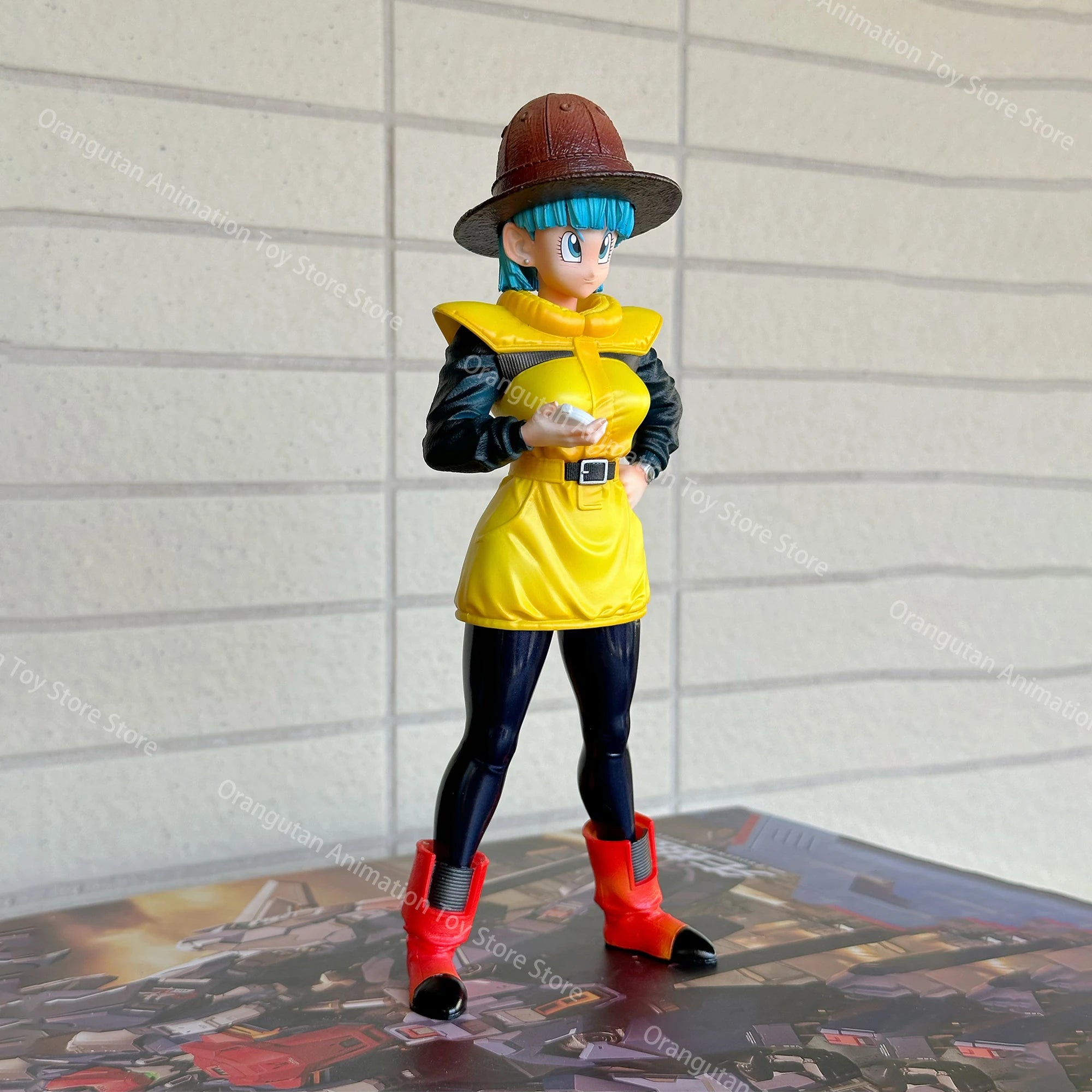 23 CM Anime Dragon Ball Z Bulma Beautiful Girl Bulma Movable Model PVC Statue Collectible Model Toys For Children Gifts