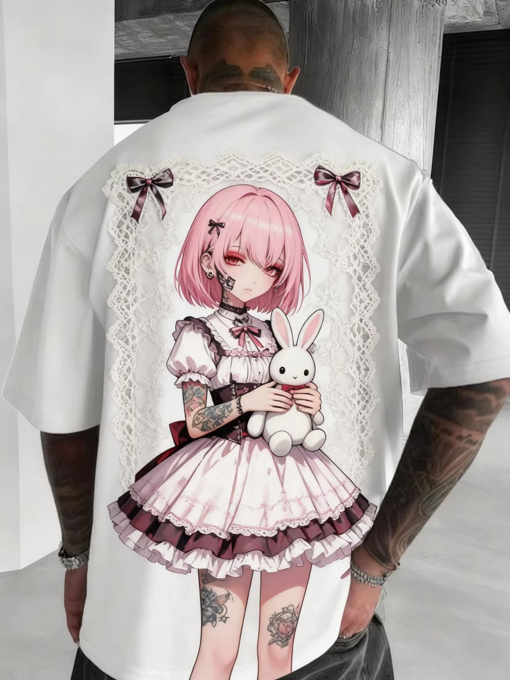 3D Print Japanese Anime Girl T-Shirt