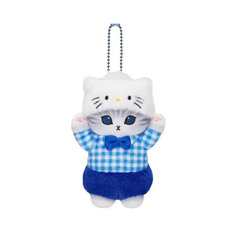 Mofusand Cos Series Plush Keychain Cute Cat Plushie Bag Pendant Soft Stuff Accessories For Birthday Gift