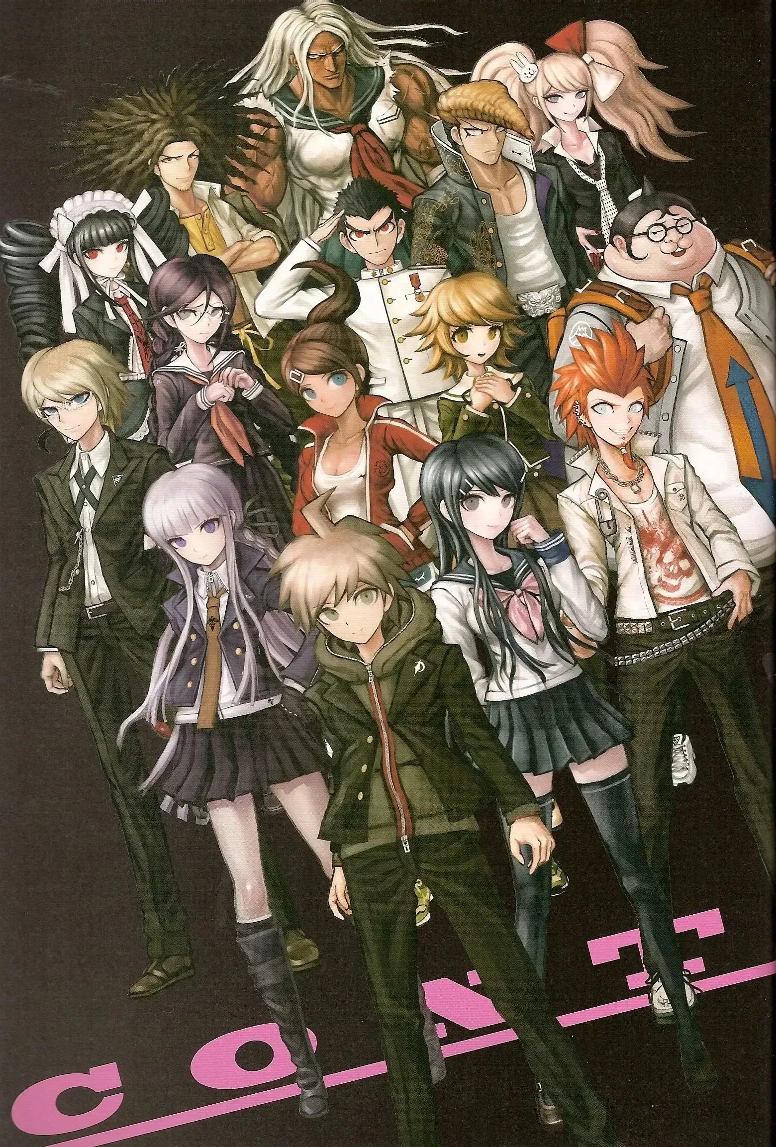 Classic Anime Game Series Danganronpa Aesthetic Canvas Painting Posters and Prints Wall Art Picture For Living Room Decoration