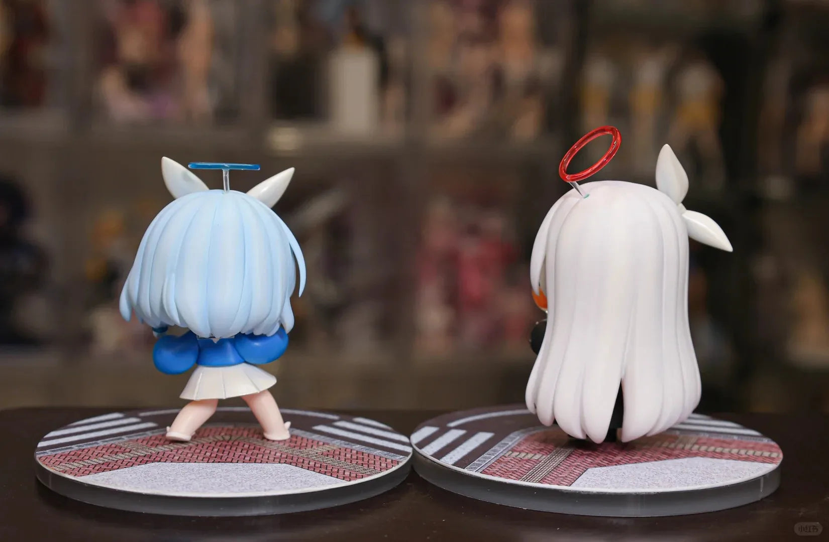 2 Kinds Blue Archive Anime Figurine Arona Prana Game Character Q Version Cartoon Collectible Model Face Changing Toys Gifts