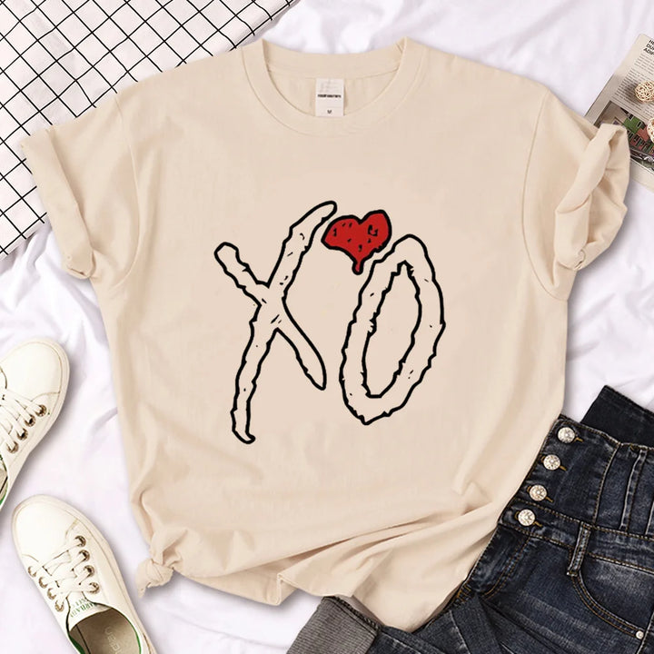 the Weeknd t shirt men anime designer Japanese top male anime funny y2k clothes
