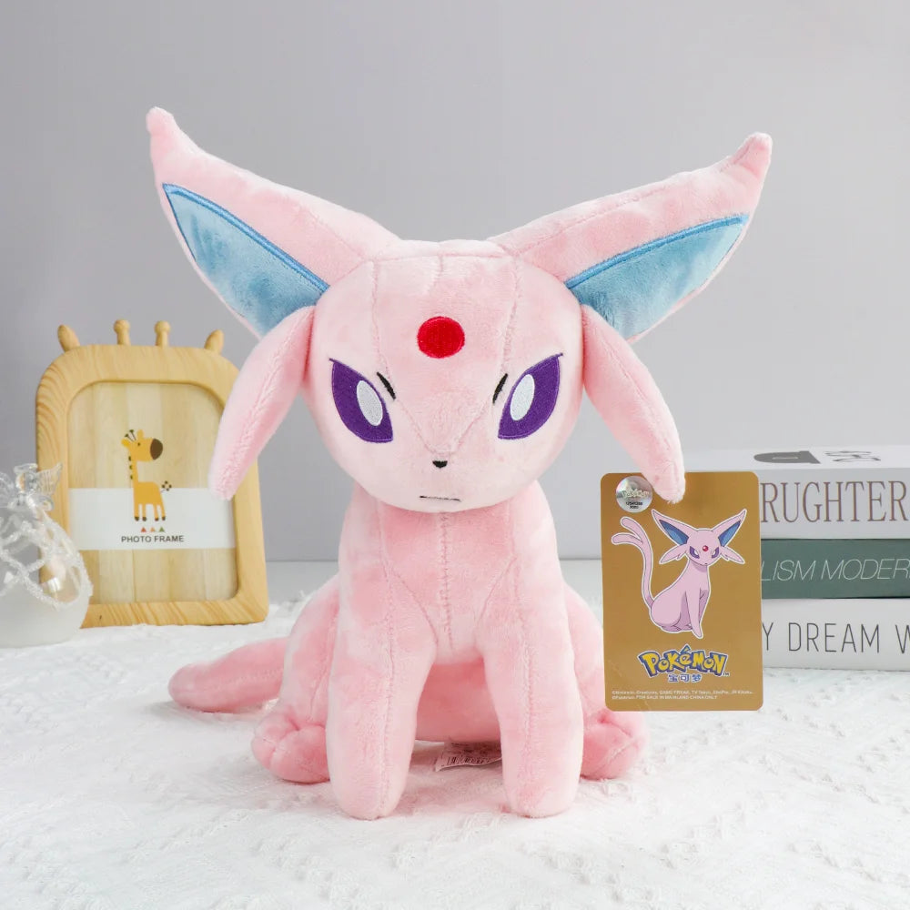 POKEMON Original Big Size Eevee Umbreon Sylveon Leafeon Espeon Glaceon Plush Toy Anime Stuff Doll Collection Kawaii Gift for Kid