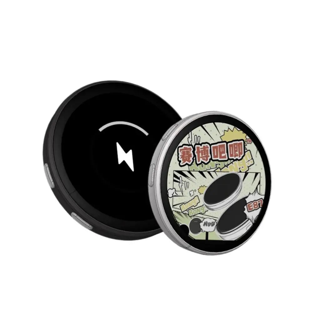 Smart Dynamic Electronic Display Anime E-Badge Anime Merchandise Digital Display Brooch Pin Gifts For Anime Lovers -1.85 Inch